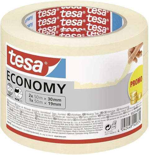 Tesa Masking Tape Economy EcoLogo Painters Tape 3pcs| Tesa In Lebanon