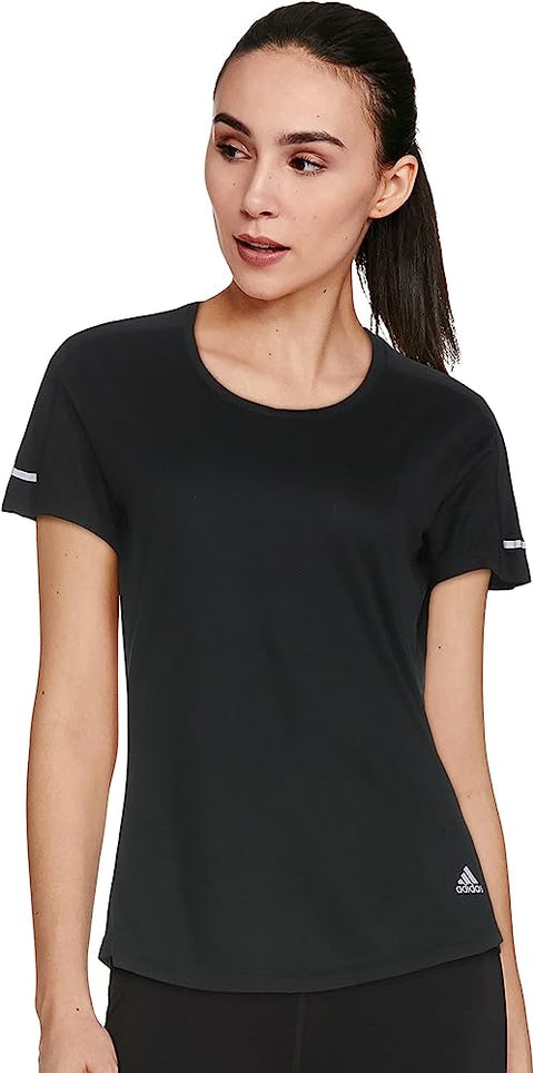 Adidas Women's Black Short Sleeve T-Shirt R44JN FE592 (shr)