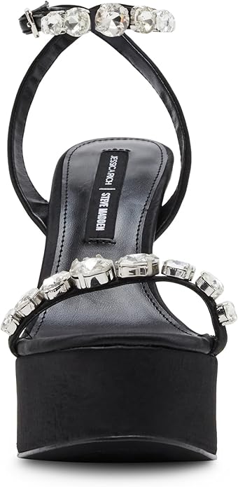 Steve Madden Women's Black Jessica Rich Zoey Heeled Sandal | Steve Madden In Lebanon