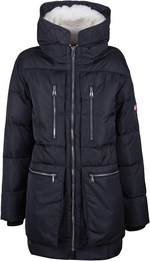 Tommy Hilfiger Men's Black Quilted Sherpa Hooded Jacket |Tommy Hilfiger in Lebanon