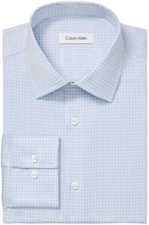 Calvin Klein Men's Light Blue Steel Slim Fit Shirt | Calvin Klein In Lebanon