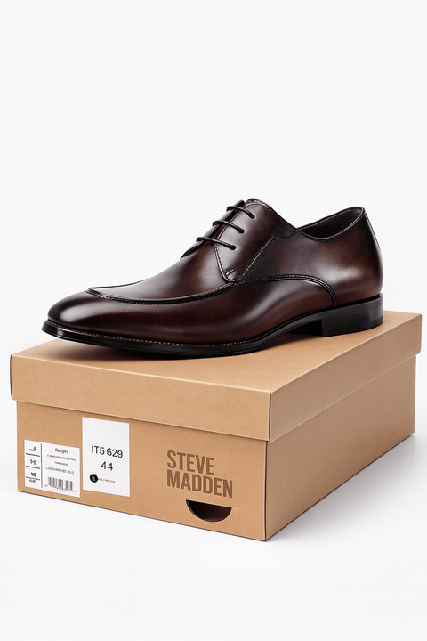 Steve Madden Men's Burgundy Leather Diogo Casual Shoes | Steve Madden In Lebanon