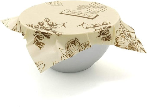 Beeskin Beeswax Wraps Set of 3 for Keeping Food Fresh and Storage17 x 17 cm & M, 25 x 25 cm & L, 35 x 35 cm  | Beeskin in Lebanon
