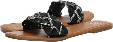 Yoki Women's Black Fashion Flat Slipper | Yoki In Lebanon