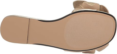 Steve Madden Women's Gold Leather Melena Sandal | Steve Madden In Lebanon