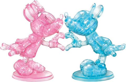 BePuzzled Disney Minnie & Mickey Mouse Heart Deluxe Original 3D Crystal Puzzle | BePuzzled In Lebanon