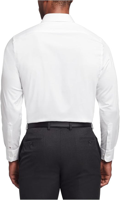 Tommy Hilfiger Men's White TH Flex Regular Fit Shirt | Tommy Hilfiger In Lebanon