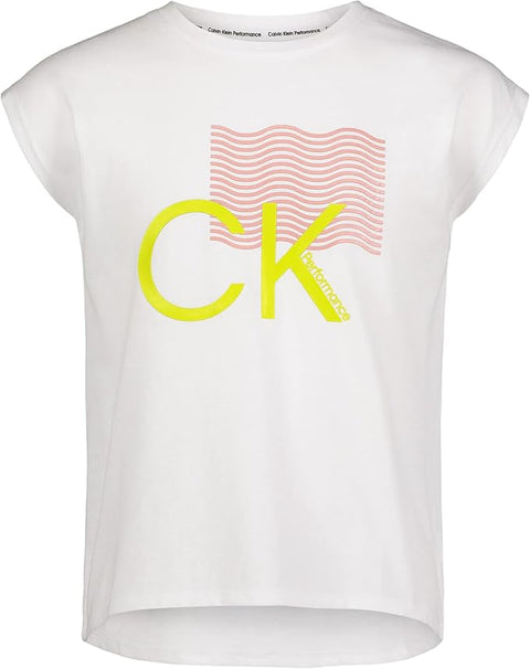 Calvin Klein Girl's White T-Shirt |Calvin Klein In Lebanon