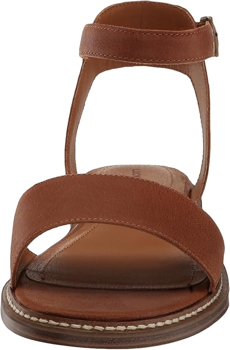 Lucky Brand Women's Brown Leather Kimaya1 Ankle-Strap Sandals | Lucky Brand In Lebanon