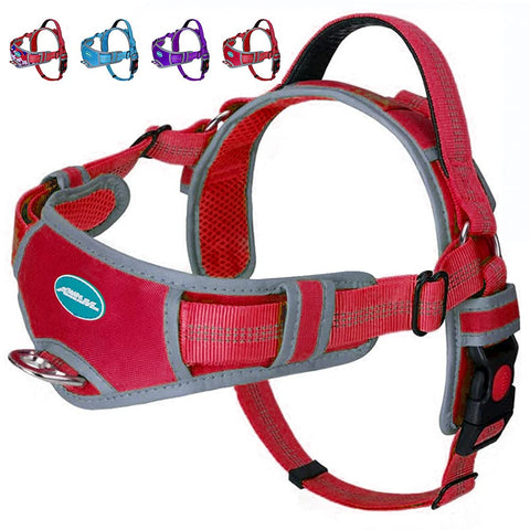 Think Pet for Dog Halter Harness Lined Vest with Leash A247 shr
