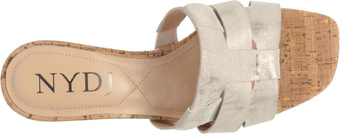 NYDJ Women's Gloriana Metallic Suede Heeled Slipper | NYDJ in Lebanon