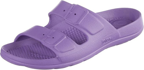 Totes Girl's Purple Everywear Molded Double Buckle Slide Slipper |Totes In Lebanon