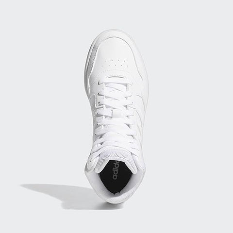 Adidas Women's White Hoops 3.0 Mid Classic Sneakers | Adidas In Lebanon
