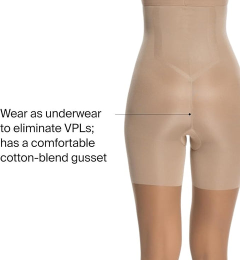 SPANX Women's Natural Original Shaping High-Waisted Footless Sheers Pantyhose|SPANX In Lebanon