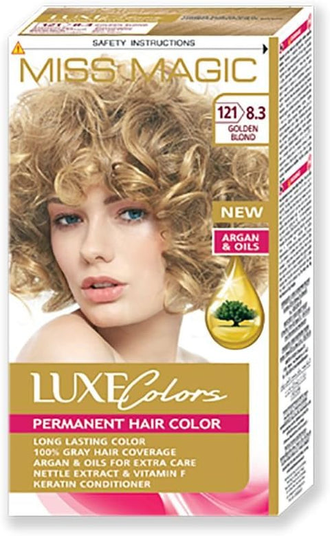 Miss Magic Luxe Colors Permanent Hair Colour Golden Blond 8.3