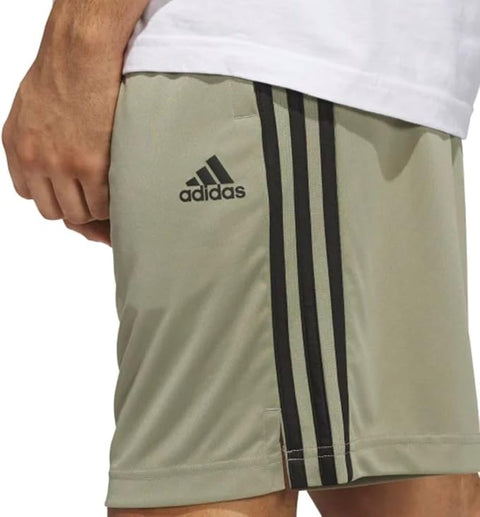 Adidas Men’s Khaki Green 3S PES Athletic Shorts Short|Adidas In Lebanon