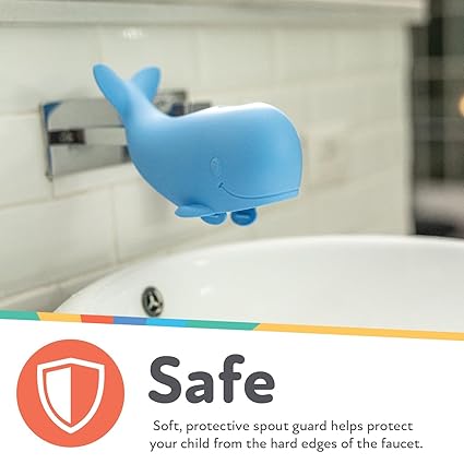 Nuby Blue Silicone Whale Bathtub Safety Spout Guard | Nuby In Lebanon