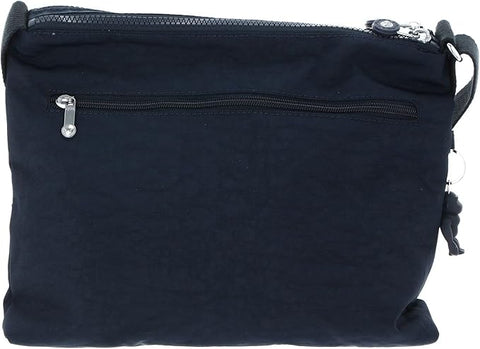 Black bag with zippers on a white background