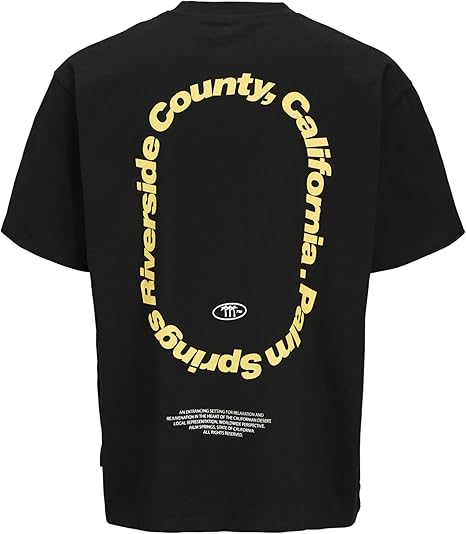 Jack & Jones Men's Black "Riverside County" Graphic T-Shirt | Jack & Jones in Lebanon