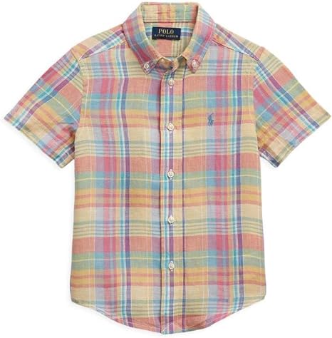 Ralph Lauren Polo Boy's Multicolor Shirt ABFK291 SHR
