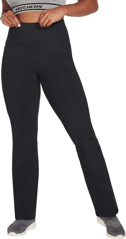 Skechers Women's Black GO Walk Evolution Flare Pant | Skechers In Lebanon