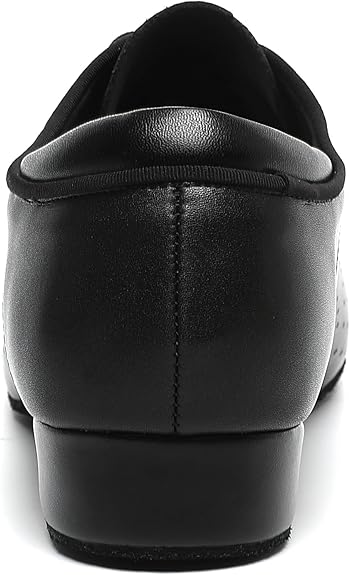 Sogebo Men's Black Ballroom Dance Latin Salsa Breathable Leather Shoe |Sogebo In Lebanon