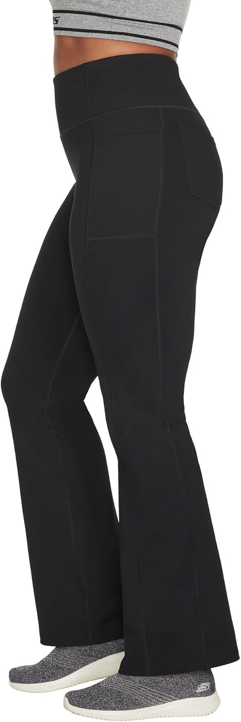 Skechers Women's Black GO Walk Evolution Flare Pant | Skechers In Lebanon
