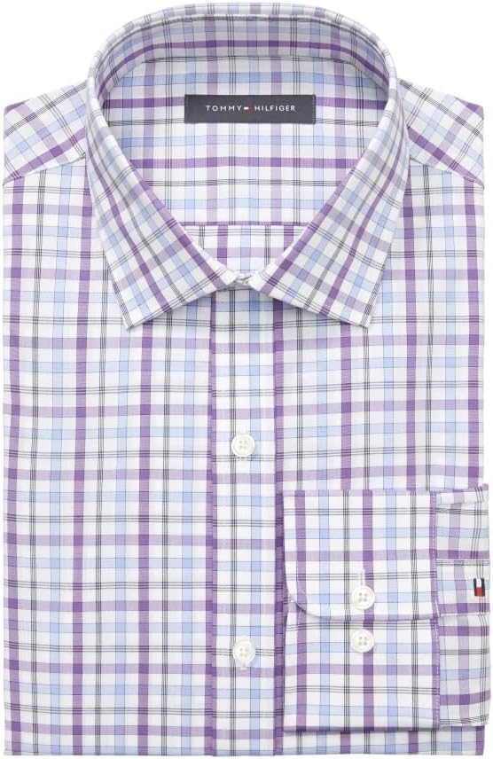 Tommy Hilfiger Men's Multicolor Checked Stretch Oxford Casual Shirt|Tommy Hilfiger In Lebanon