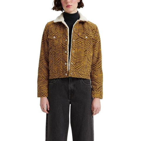 Levi's  Women's  Original Corduroy Trucker with Sherpa Lining Jacket  |Levi's In Lebanon