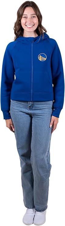 Ultra Game Women's Royal Blue NBA Super Soft Full Zip Hooded Jacket | Ultra Game In Lebanon