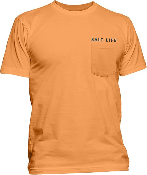 Salt Life Men's Orange Tuna Haven Short Sleeve T-Shirt | Salt Life In Lebanon