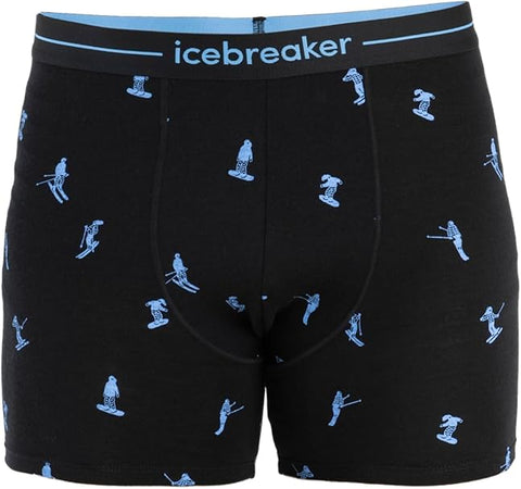 Icebreaker Men's Black Printed Boxer |Icebreaker In Lebanon