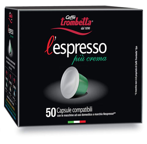Caffe Trombetta l'espresso 50 Capsule  | Caffe Trombetta In Lebanon