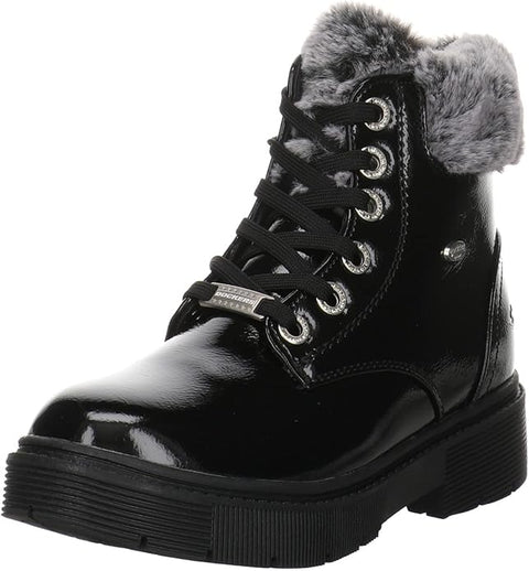 Dockers By Gerli Girl's Black Faux Leather Boots | Dockers In Lebanon