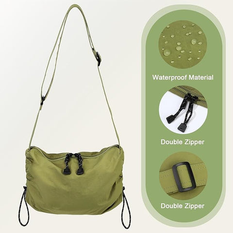 Lily Queen Women's Green Small Crossbody Bag |Lily Queen In Lebanon