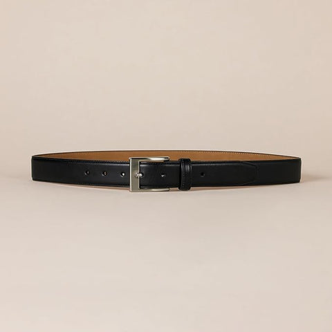 Johnston & Murphy Men's Black Classic Leather Belt | Johnston & Murphy In Lebanon