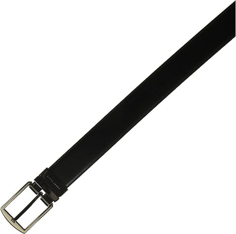 Perry Ellis Portfolio Men's Black Hi-lo Reversible Leather Dress Belt | Perry Ellis Portfolio In Lebanon