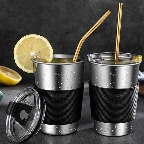 SD Home Stainless Steel Gold Straws AA-4| SD In Lebanon