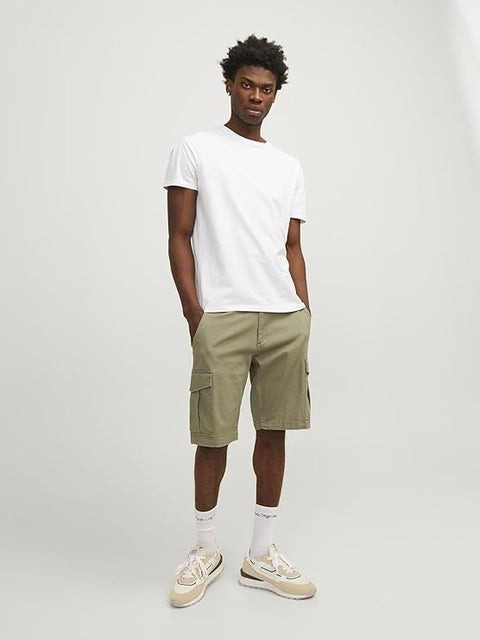Jack & Jones Men's Sage Green Cargo Shorts | Jack & Jones In Lebanon