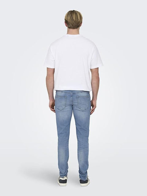 Only & Sons Men's Light Blue Denim Jeans | Only & Sons In Lebanon
