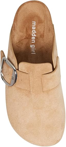 Madden Girl Women's Beige Suede Cutie piie Slippers | Madden Girl In Lebanon