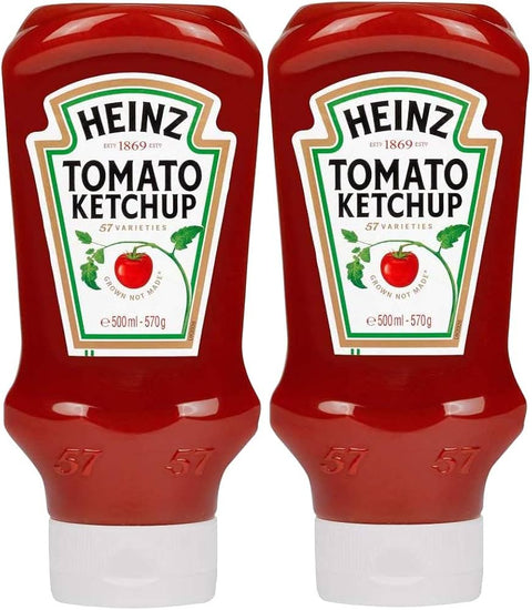 Heinz Tomato Ketchup Top Down 570g*2