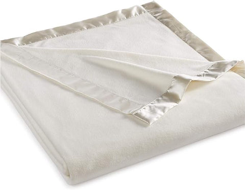 Martha Stewart Collection Martha Stewart Soft Fleece Que Natural Ivory FullQueen abt127 shr