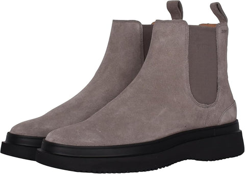 Joop Men's Taupe Velluto Telos Chelsea Ankle Boots  | Joop In Lebanon