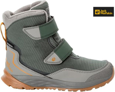 Jack Wolfskin Boy's Green Polar Bear Texapore Mid VC K Boots |Jack Wolfskin in Lebanon