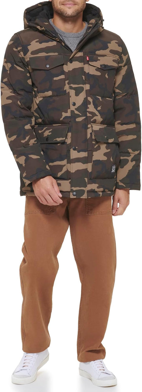 Levi’s Men's Multicolor Camo Printed Quilted Jacket | Levi’s In Lebanon