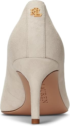 Lauren Ralph Lauren Women's Cream Lanette Suede Pump Heel | Lauren Ralph Lauren In Lebanon