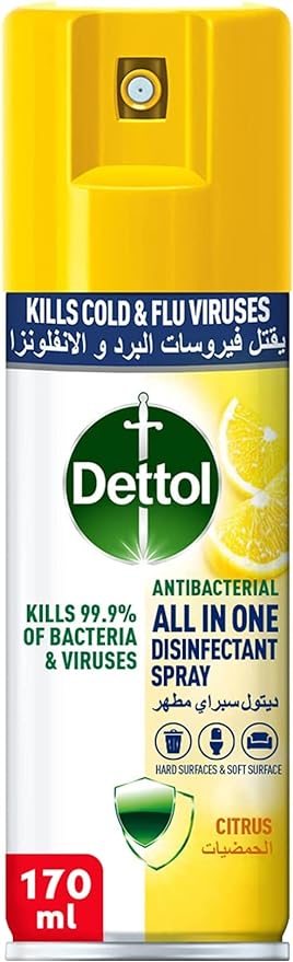 Dettol Antibacterial All In One Disinfectant Spray 170ml