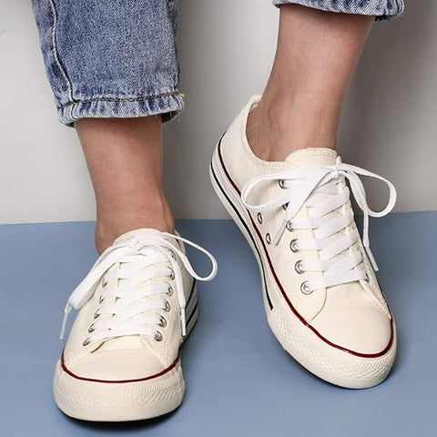 UpUGo Unisex White 3 Pair Flat Shoe laces | UpUGo In Lebanon