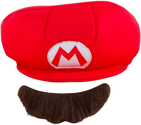 Disguise Nintendo Super Mario Brothers Mario Child Hat & Mustache | Disguise In Lebanon